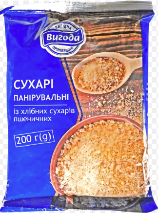 Сухарі панірувальні Вигода, 200 г